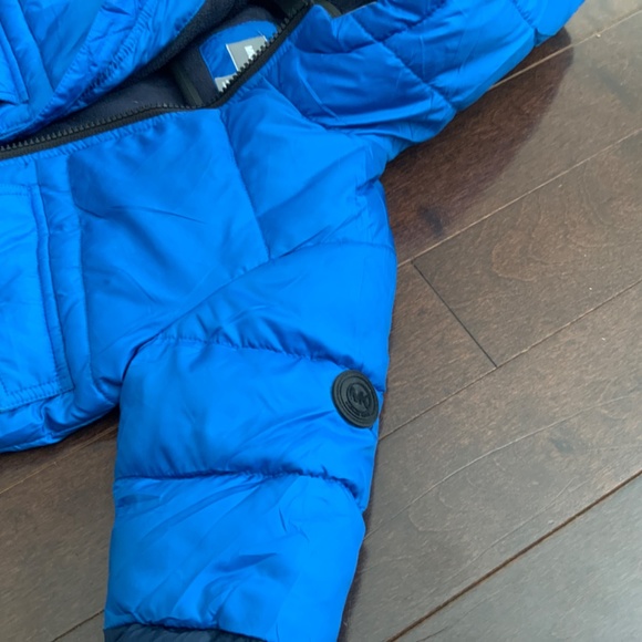 Michael Kors 24M puffer jacket 2 tone blue - Picture 3 of 4